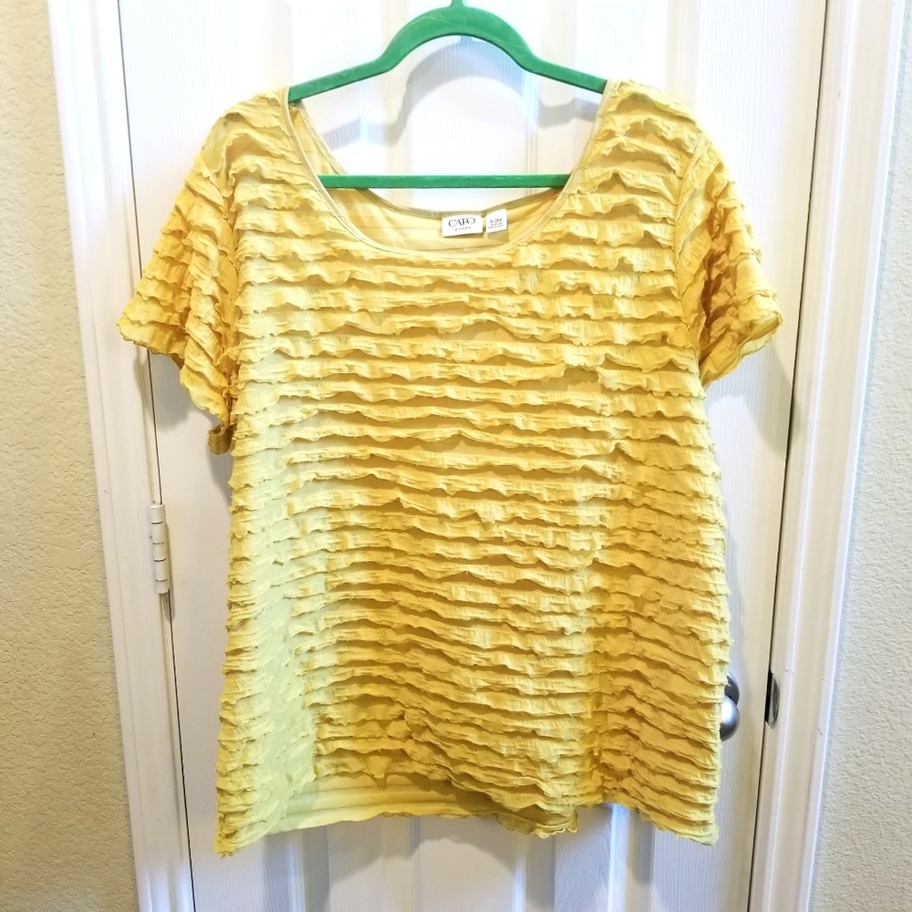 Gorgeous Yellow Cato Top